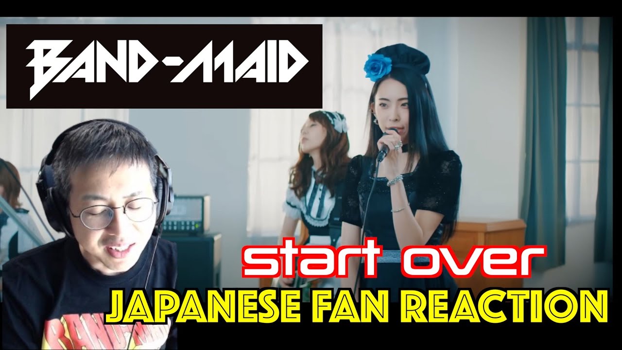 JAPANESE FAN React to Band-Maid MV : start over / English Subtitles