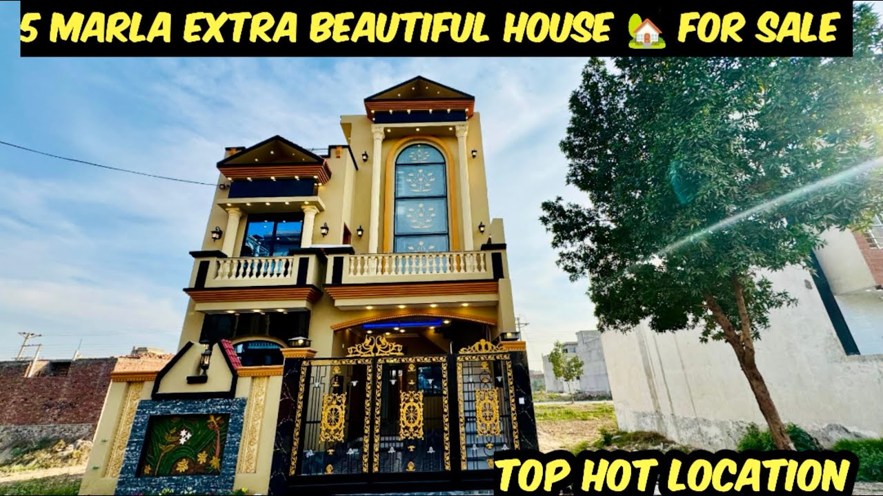 Extra Beautiful 5 Marla House For Sale In Al Rehman Garden Phase 2 Lahore 