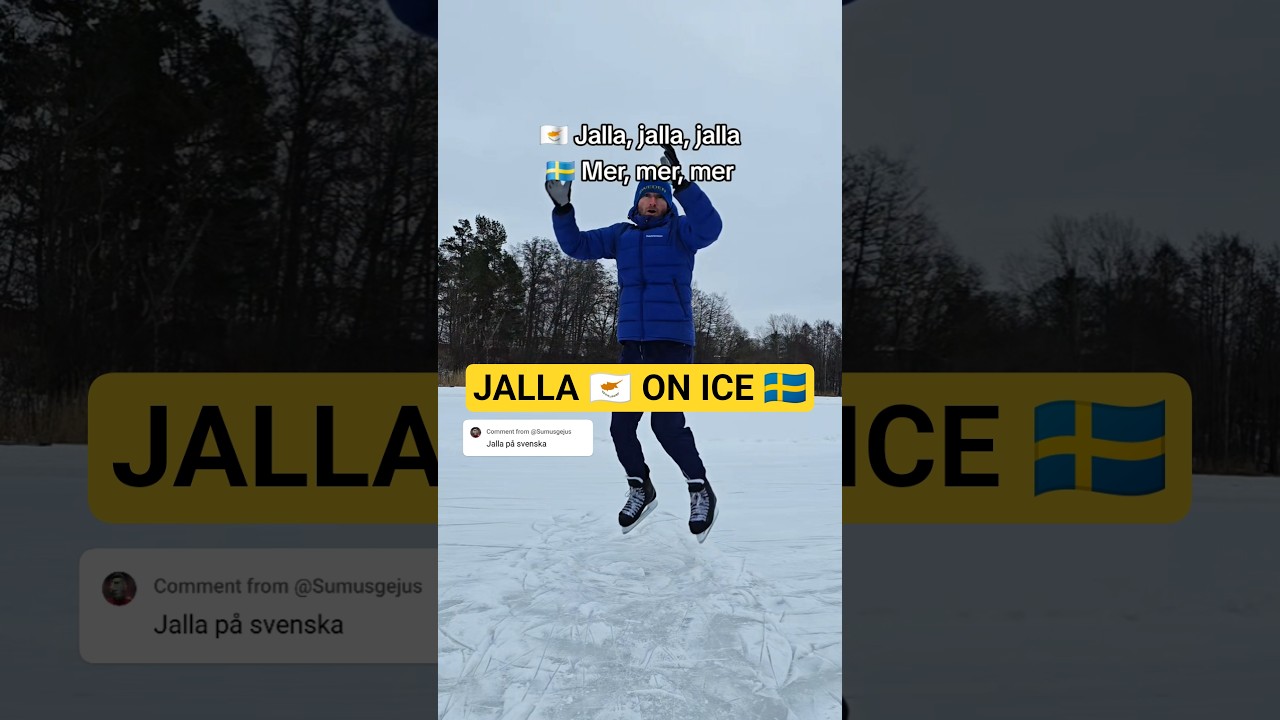 Jalla 🇨🇾 on ICE 🇸🇪 #eurovision #esc2026 #cyprus
