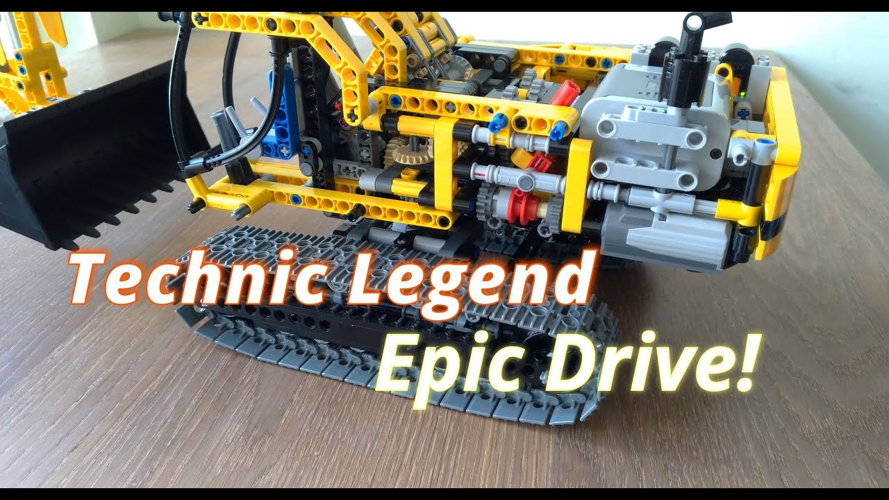 LEGO 8043: The Legendary Excavator&rsquo;s Insane Drive System Revealed! #LEGO #Technic #Excavator #8043