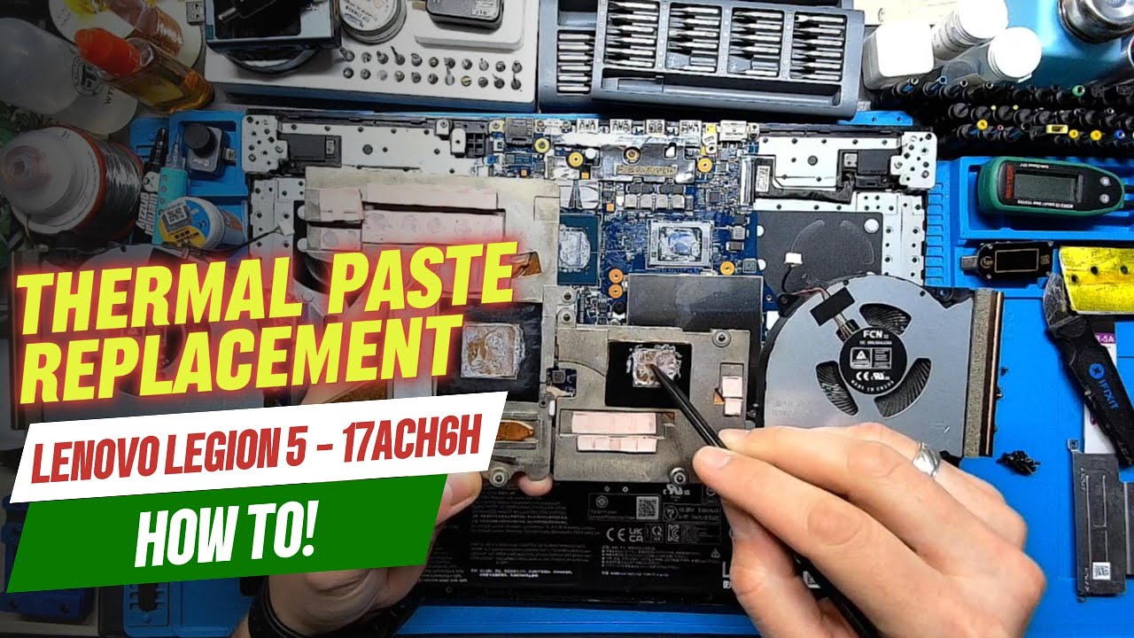 Lenovo Legion 5 Thermal Upgrade &ndash; Arctic MX-6 Repaste
