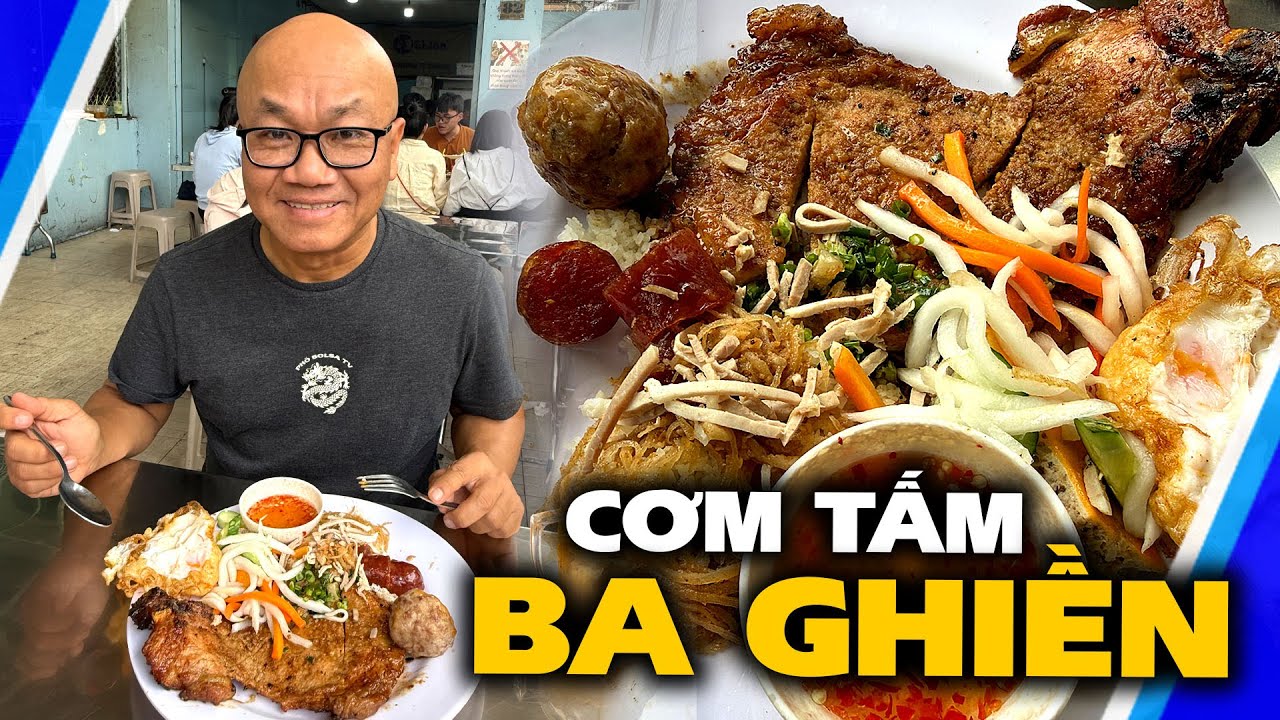 Đến với quán Cơm tấm Ba Ghiền nổi tiếng ở 84 Đặng Văn Ngữ, Phường 10, quận Phú Nhuận cũ