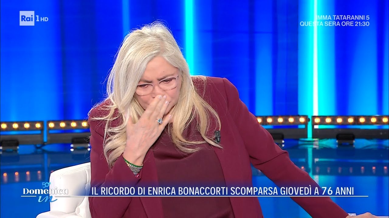 Addio a Enrica Bonaccorti: la commozione di Mara Venier - Domenica In 15/03/2026