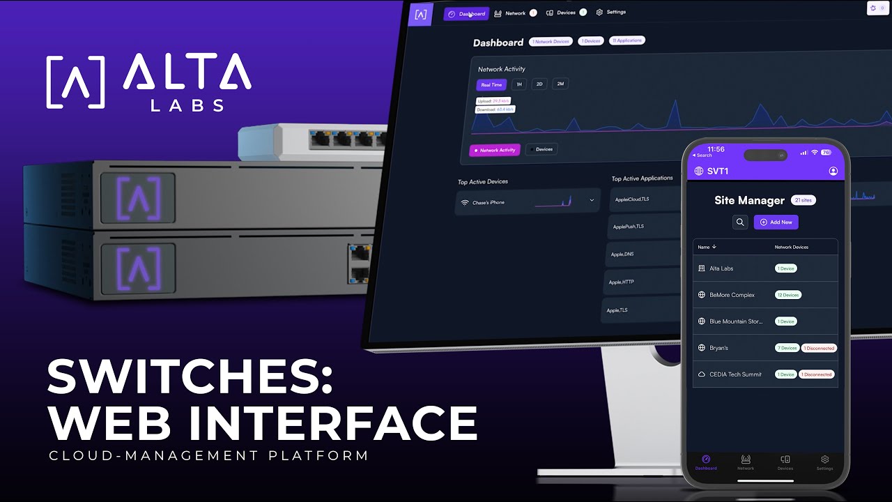 Switches: Web Interface | Alta Labs