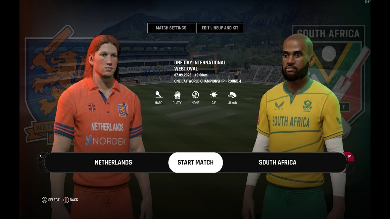 Netherlands v South Africa | 15th ODI World Cup Match | Without any cuts | Cricket 24