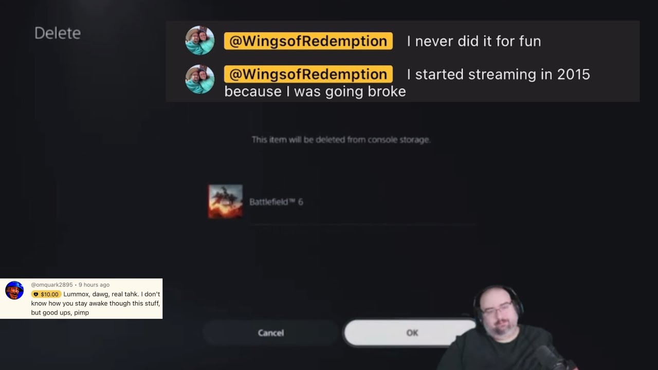 Wings Of Redemption deletes Battlefield after low donations | Day 2 no Soda