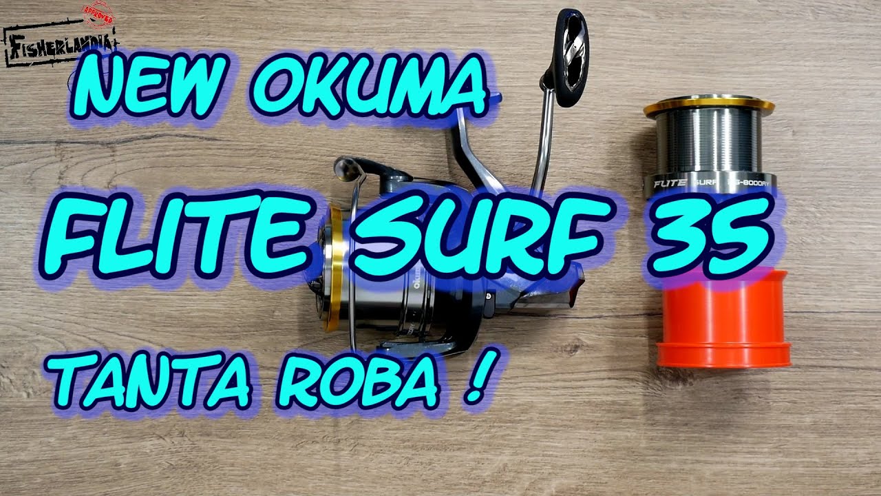 NEW OKUMA FLITE SURF 35 -TANTA ROBA
