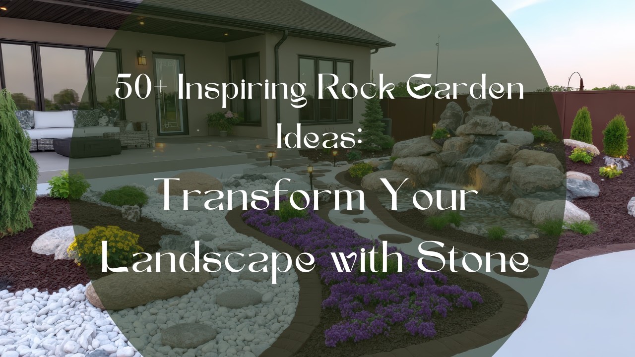 50+ Inspiring Rock Garden Ideas: Transform Your Landscape with Stone