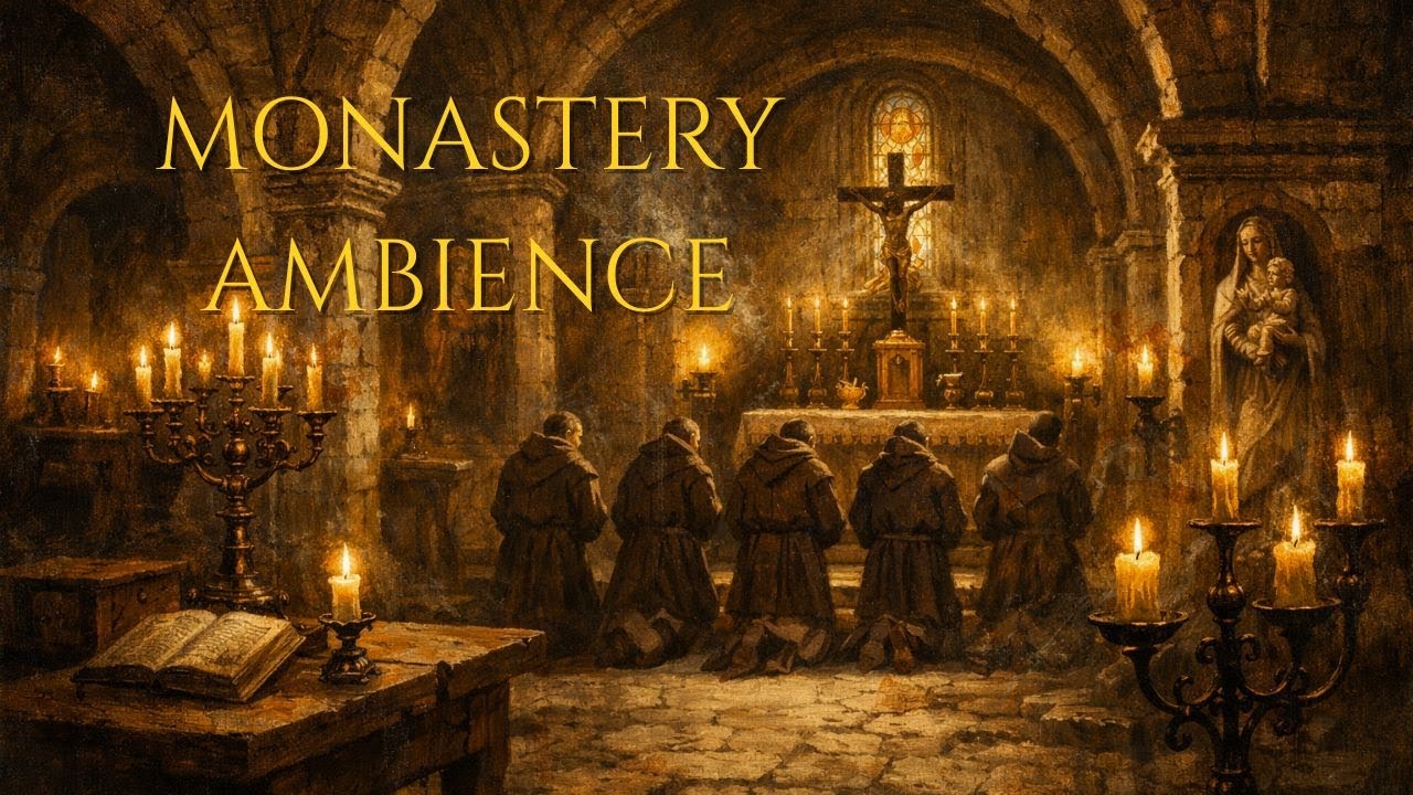 Medieval Monastery – Peaceful Gregorian Ambience