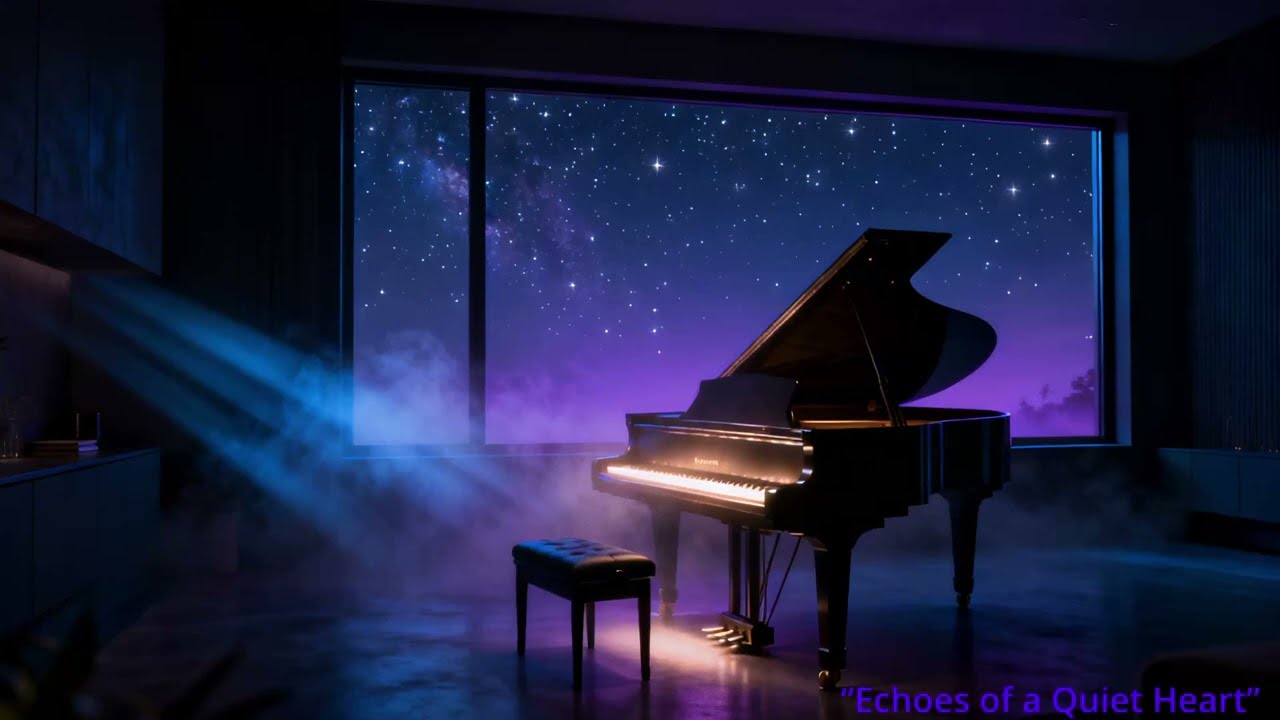 “Echoes of a Quiet Heart”   Soft Midnight Piano 🌌 Deep Sleep Music & Peaceful Ambient Instrumental