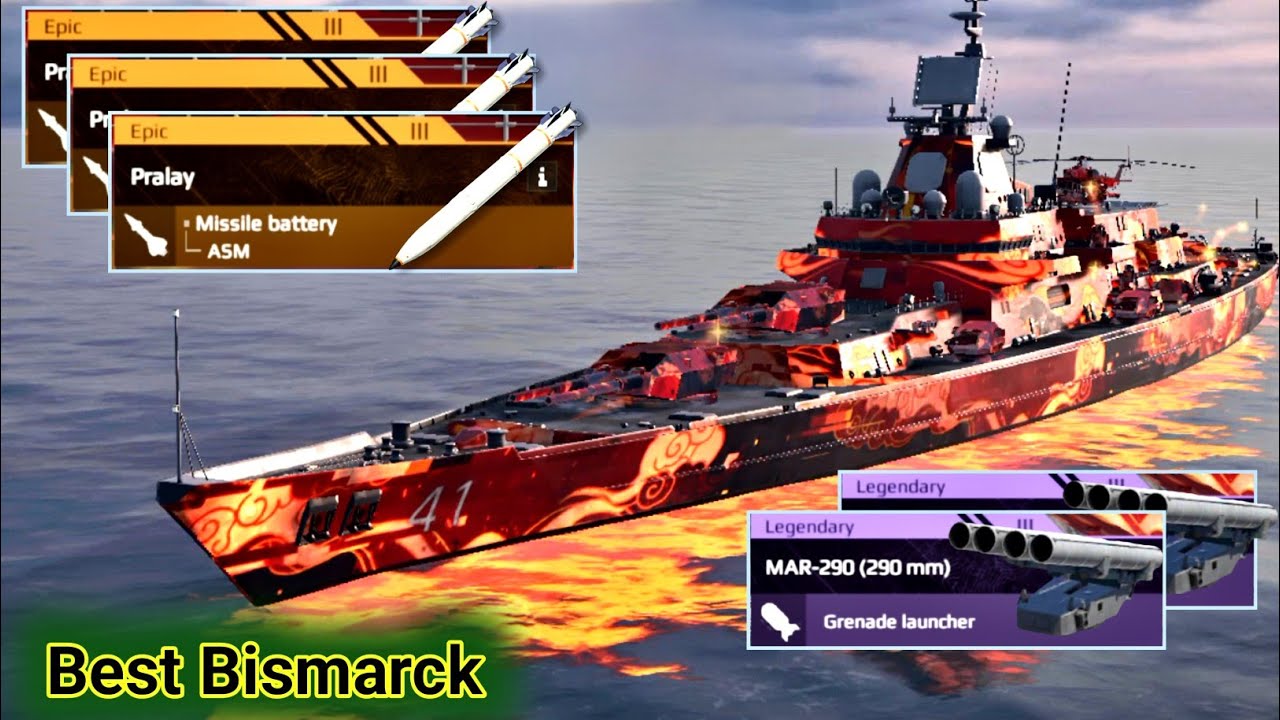 FGS Bismarck - Pralay With MAR-290 Granade Launcher Gameplay Modern Warship 