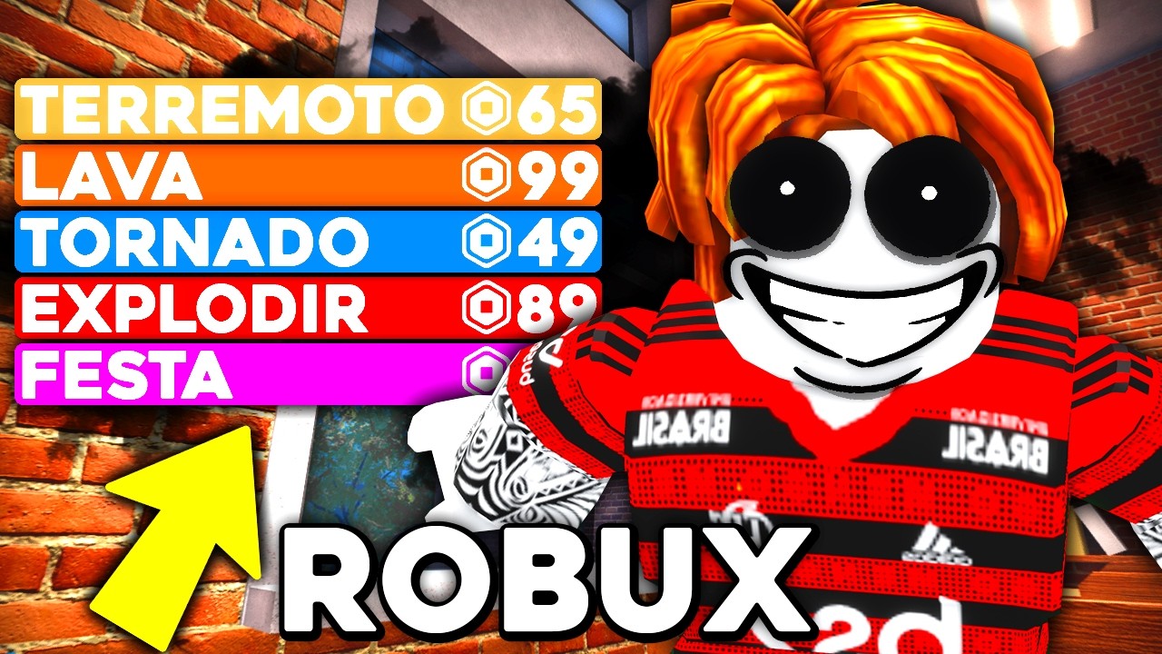 EXPLODI a Escola Brasileira Usando Poderes de Robux no Roblox