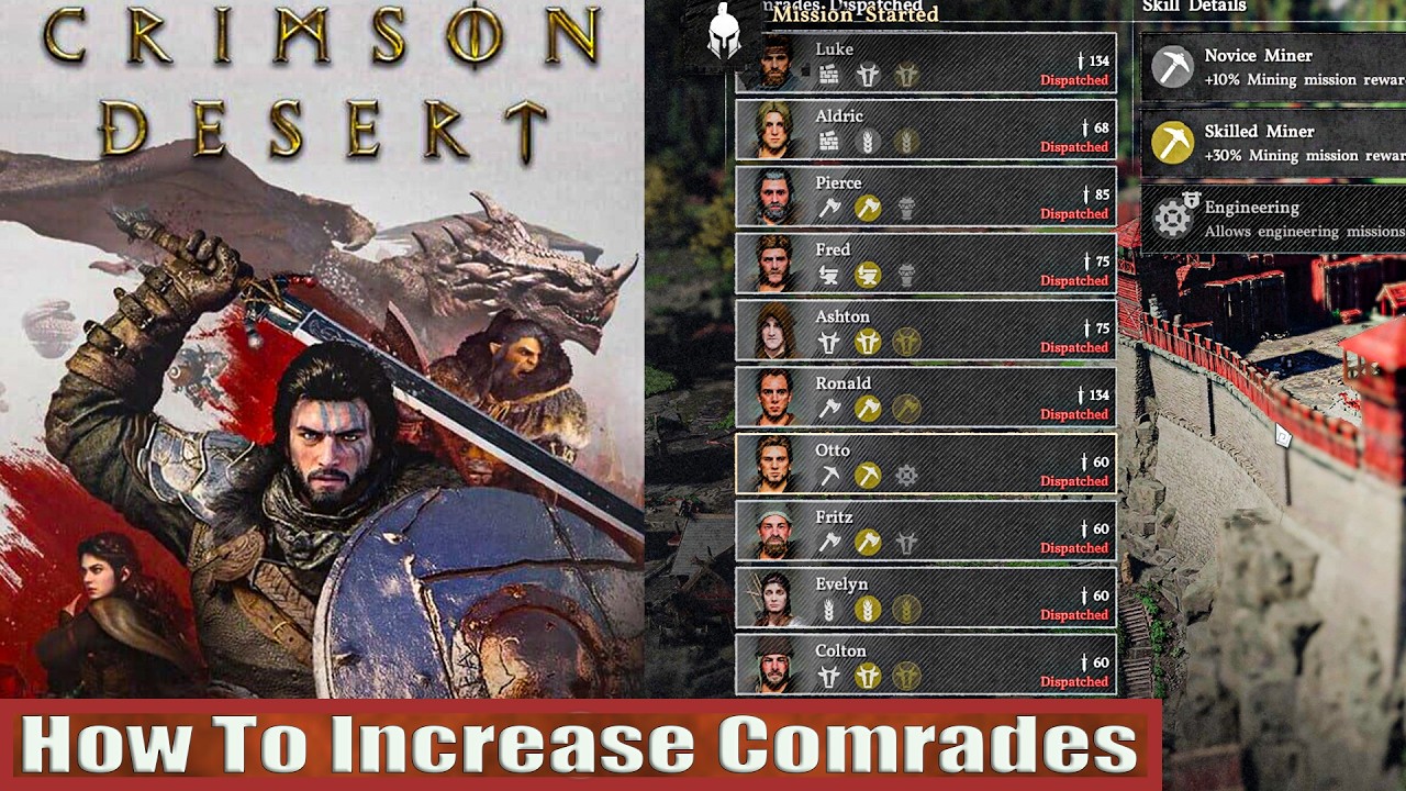 Crimson Desert How To Increase Comrades