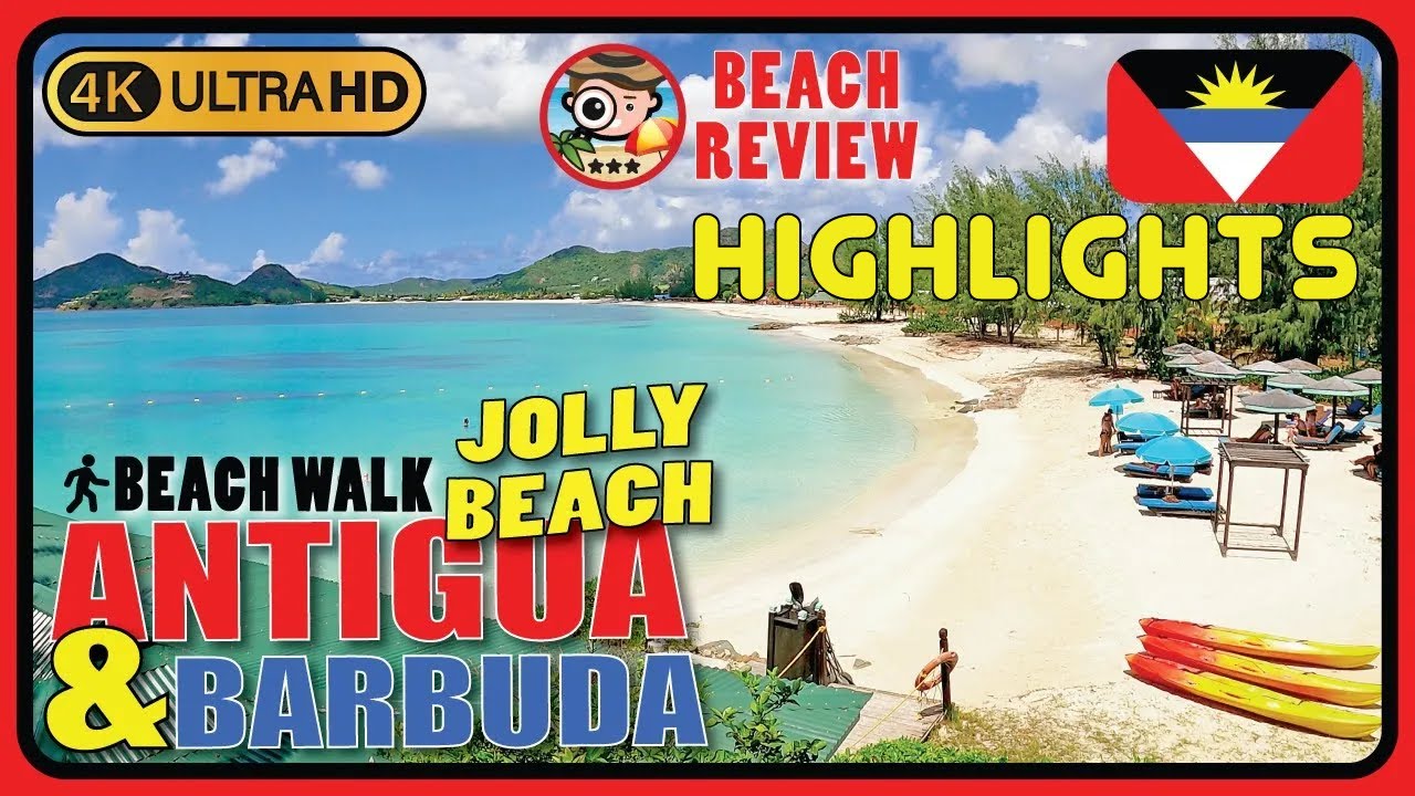 📌8.8🌟 HIGHLIGHTS - JOLLY BEACH - ANTIGUA & BARBUDA 🇦🇬 (Amazing Antigua- Perfect secluded paradise!✨)