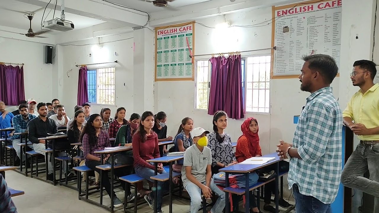 @EnglishCafeBestSpokenEnglish  First class of a teacher in English cafe || Best English speaking institute in Jh.