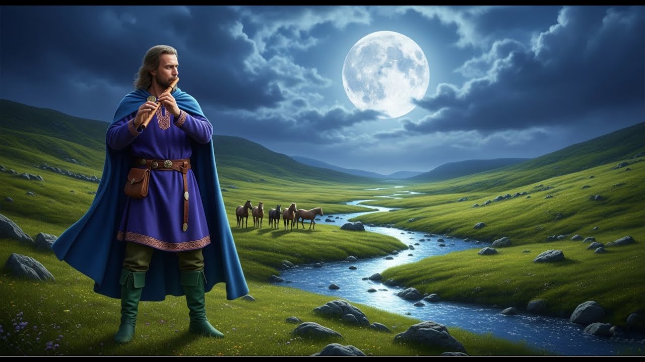 EThem music - Celtic Moonlit Flute & harp Misty Landscape &ndash; Cinematic Fusion Music