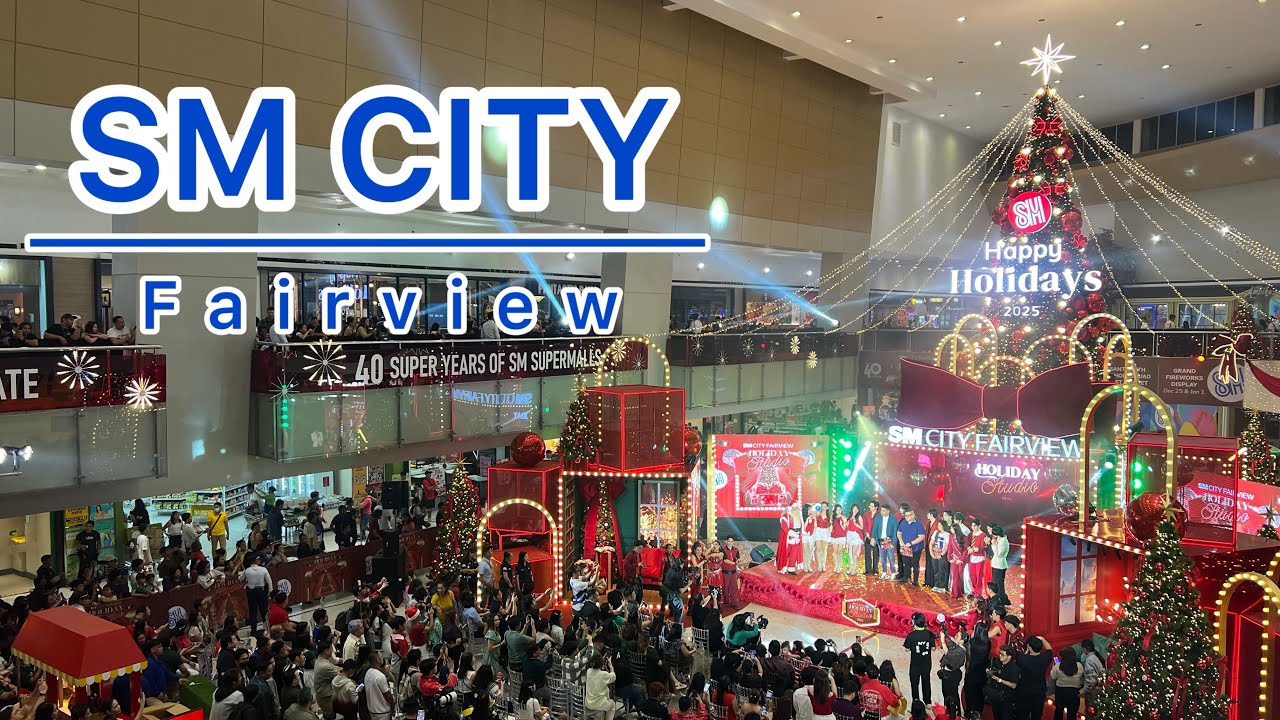 SM CITY FAIRVIEW || Lights On of the Big Christmas Tree | Full Mall Tour