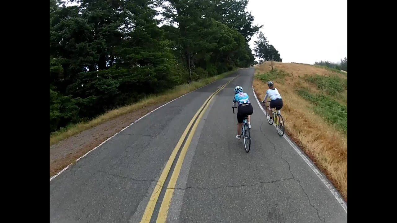 Shadow Cyclist: Mount Tam (Tamalpais), Marin, California