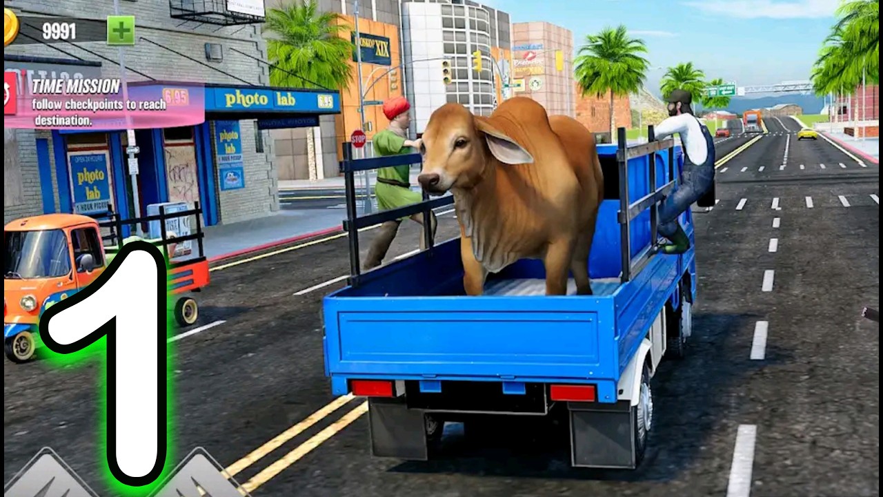 Wild Animal Truck Driving 3D - Animal Delivery Simulator (Android, iOS) Walkthrough Gameplay Part-1