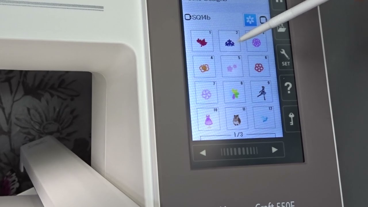 Форматирование нового USB-накопителя в Janome 550E