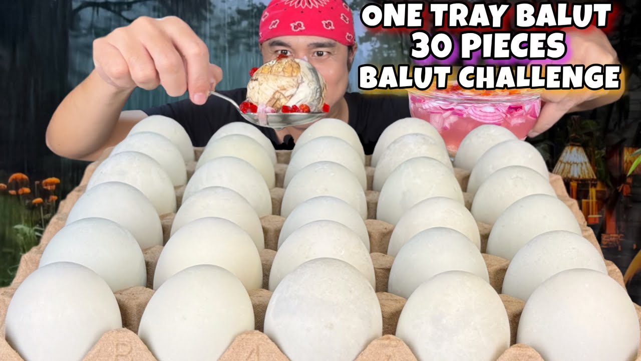 1 Tray Balut, 30 Pcs. Balut Mukbang Pinoy Mukbang