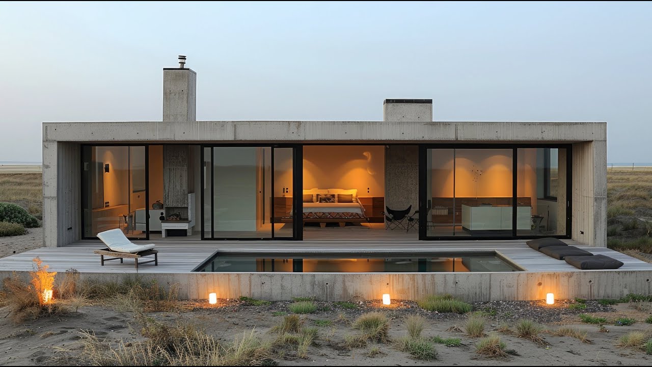 Beautiful Single Story Concrete Houses Built for Everyday Comfort