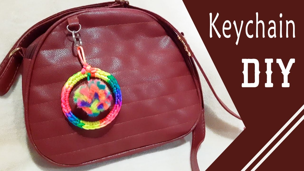 Crochet an easy key chain | Quick and easy tutorial for beginners | Loop on hook