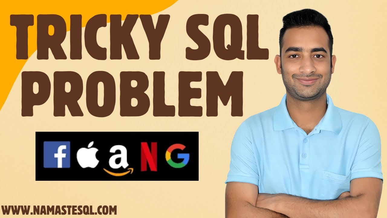 REAL SQL Interview Question by a FAANG Company | SQL Interview Questions and Answers