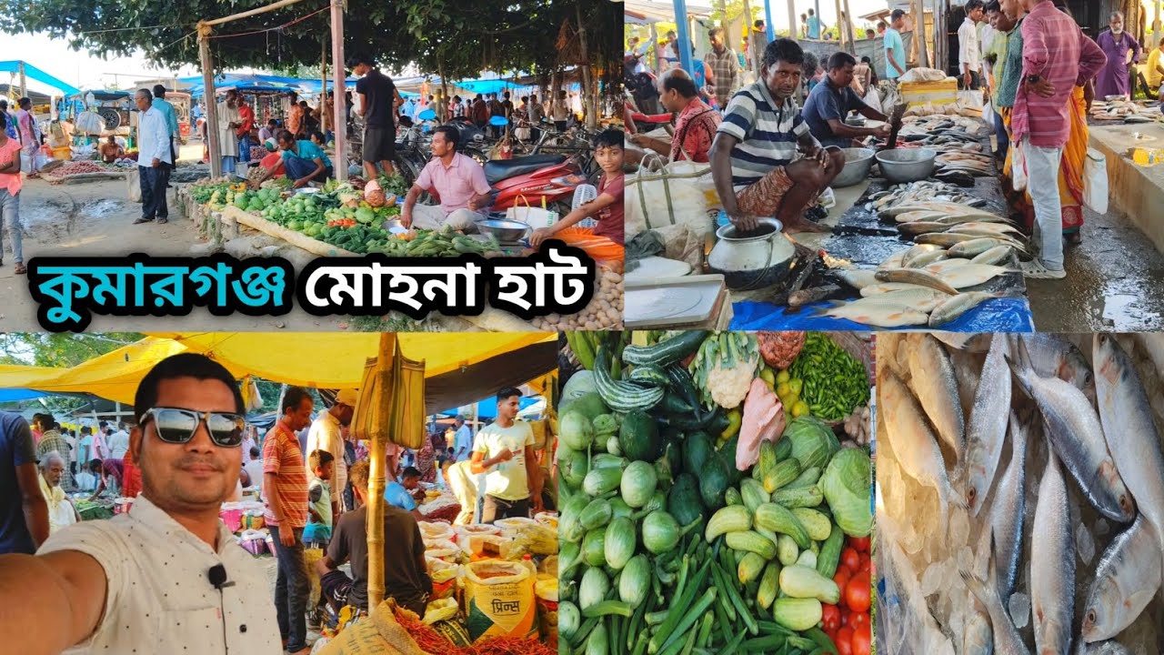 👉 কুমারগঞ্জ মোহনা হাট | গ্রামীণ হাটের আসল রূপ | Ashadul Vlogs 