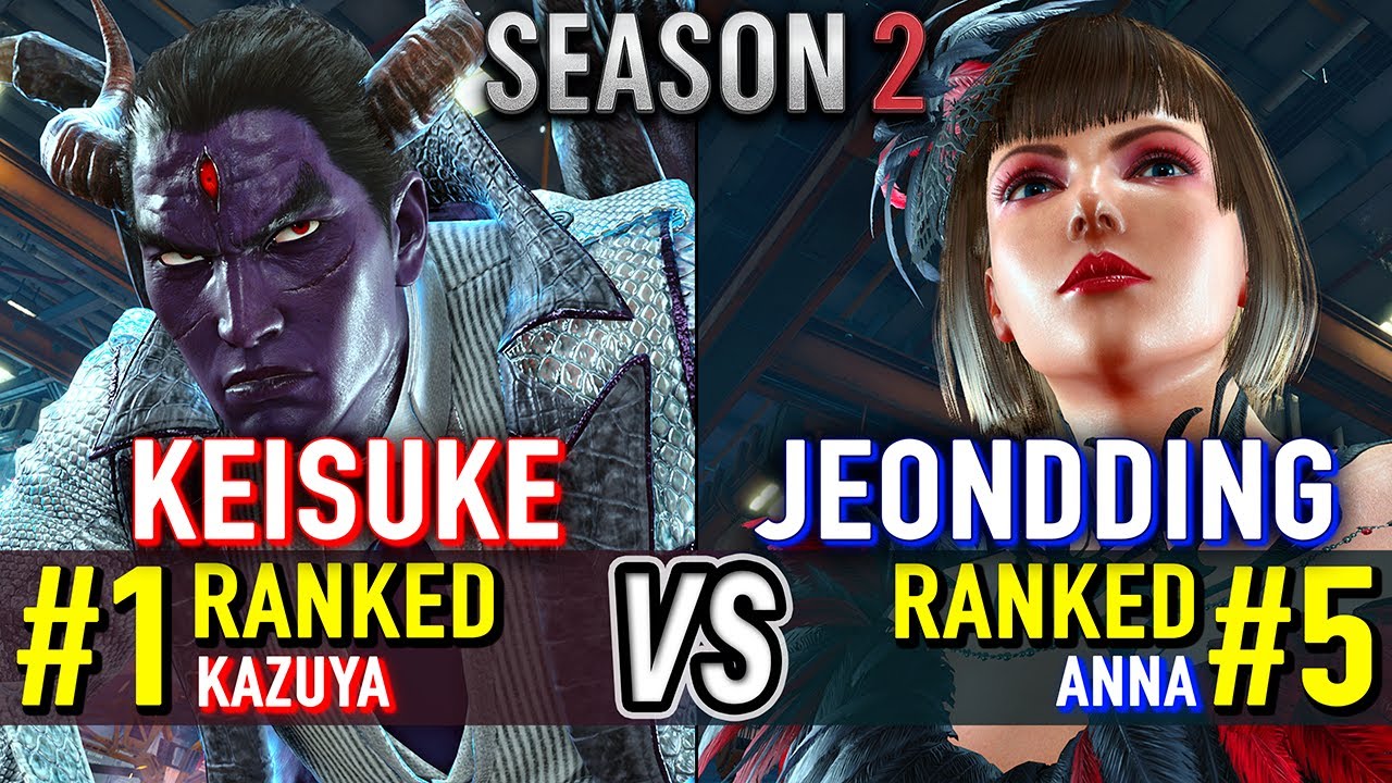T8 🔥 KEISUKE (#1 Ranked Kazuya) vs JEONDDING (#5 Ranked Anna) 🔥 Tekken 8 High Level Gameplay