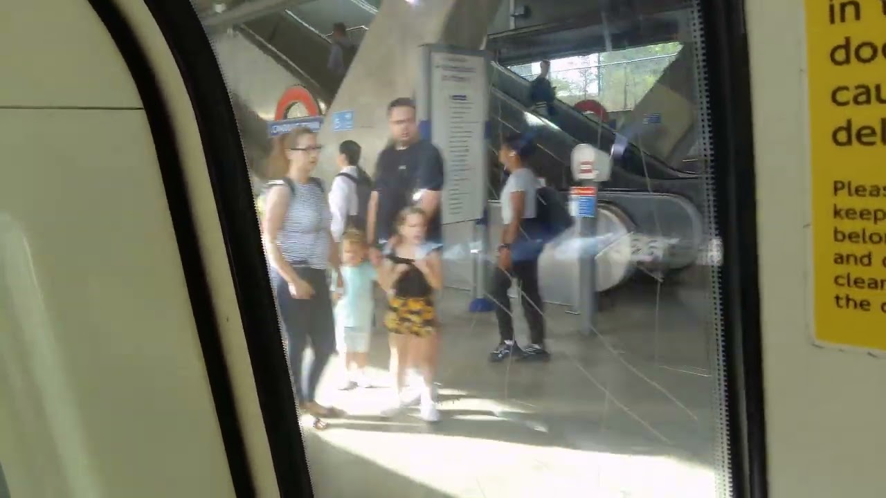 London Underground Jubilee Line 1996 Tube Stock From Stratford To North Greenwich August 28th 2024