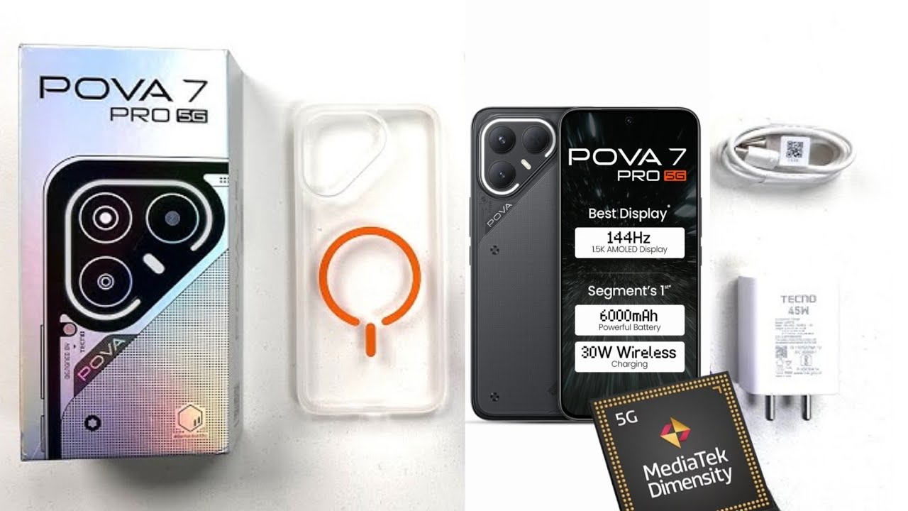 TECNO POVA 7PRO 5G UNBOXING, CAMERA CHECK,GAMING CHECK