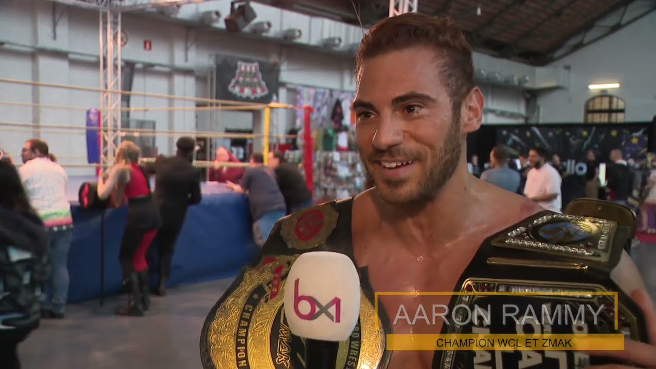 Catch : le Bruxellois Aaron Rammy reconduit son titre de champion WCL et ZMAK