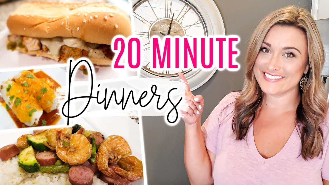 20 MINUTE MEALS | QUICK AND EASY RECIPES | WHATS FOR DINNER | Cook Clean And Repeat
