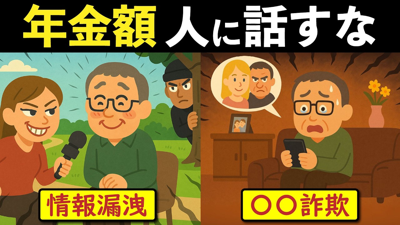 【警告】お金があっても絶対人に言ってはいけない4つの理由！年金や貯金の安全な管理と対策について解説します【老後年金】