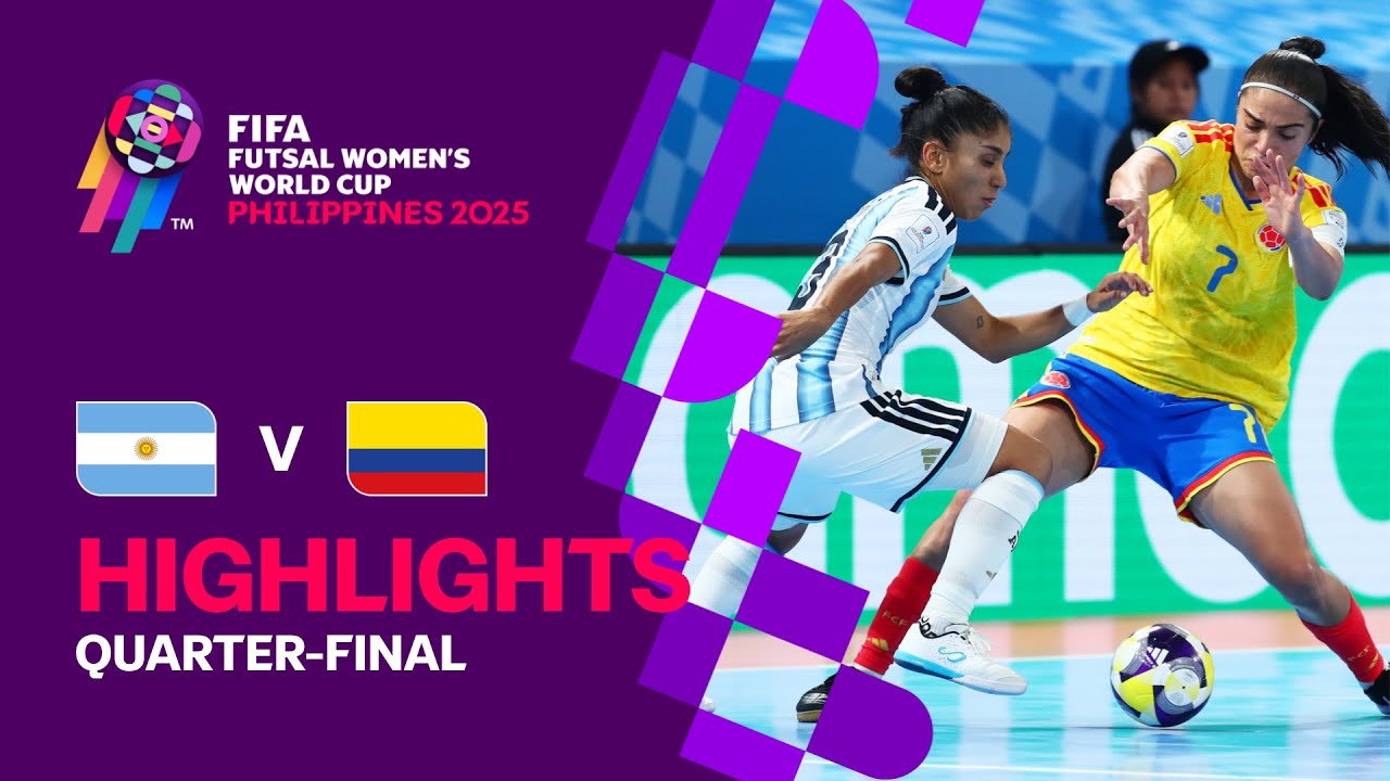 Argentina vs Colombia | Quarter-final | Highlights | FIFA Futsal Women's World Cup 2025™