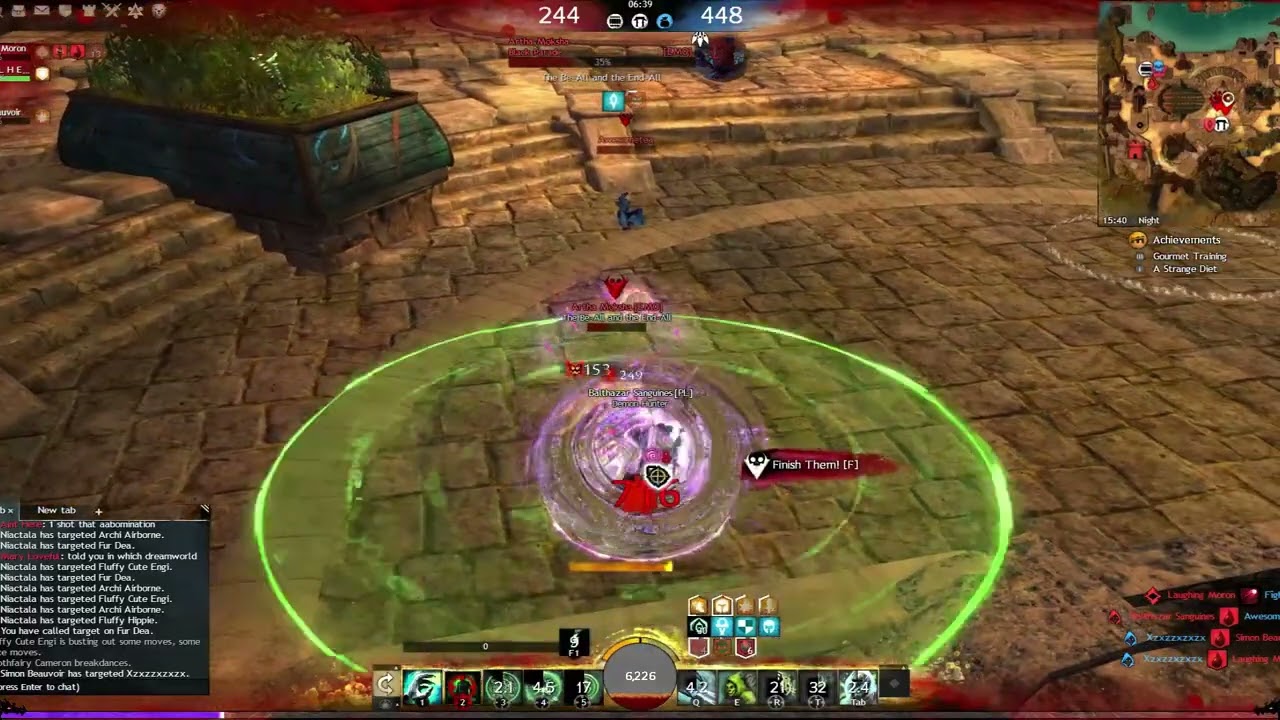 GW2 pvp  1 vs 3 Jonin reaper