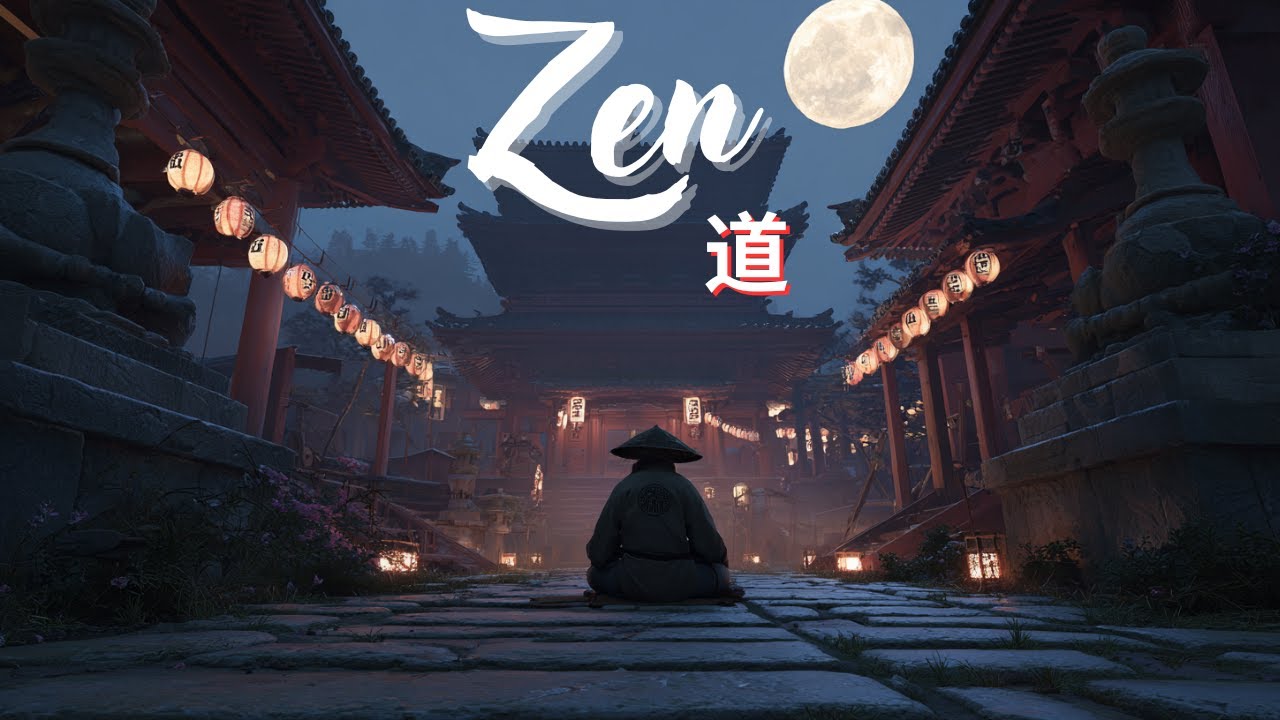 Path Beneath the Moon | Japanese Zen Meditation Music for Peace & Still Mind