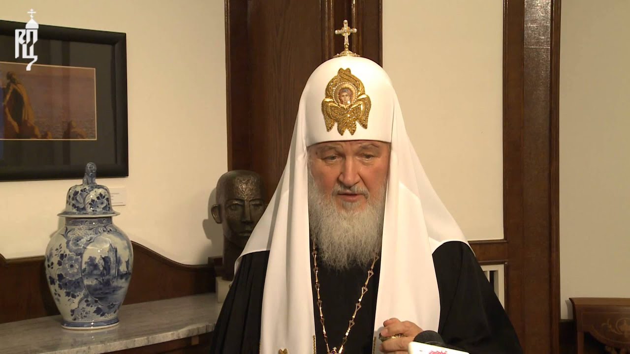 Патриарх Кирилл ответил на вопросы сербских журналистов