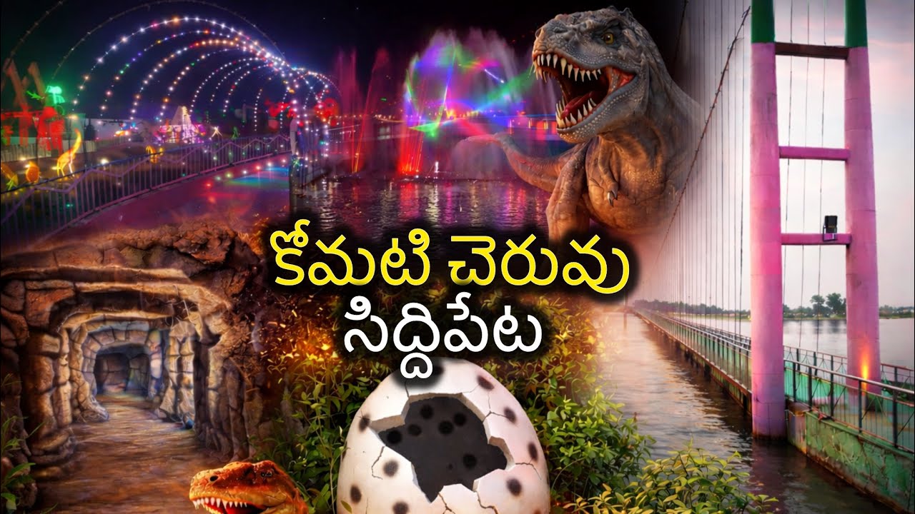 Komati Cheruvu Siddipet || Weekend Gateway || Cable Bridge #viral #travel #telangana