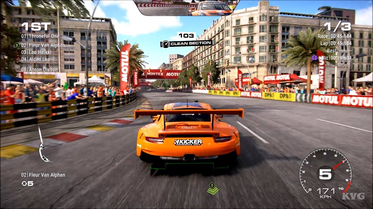 GRID (2019) - Barcelona (High Street) - Gameplay (PC HD) [1080p60FPS]