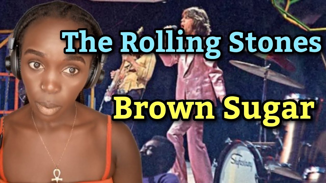 African Girl First Time Hearing Rolling Stones - Brown Sugar - 1971 | REACTION