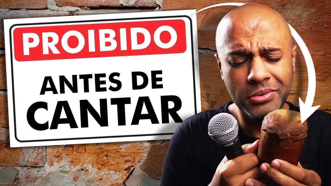 Não Faça isso Antes de CANTAR