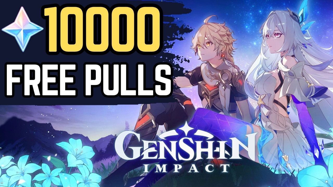Новое событие в Genshin Impact! Получите 10000 примогемов и совершите призывы персонажей.