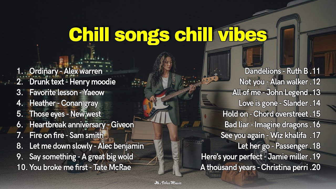 Chill Songs Chill Vibes 2025 💞🎵|| Top 20 Acoustic Guitar Songs 2025 | Viral Chill Songs Playlist