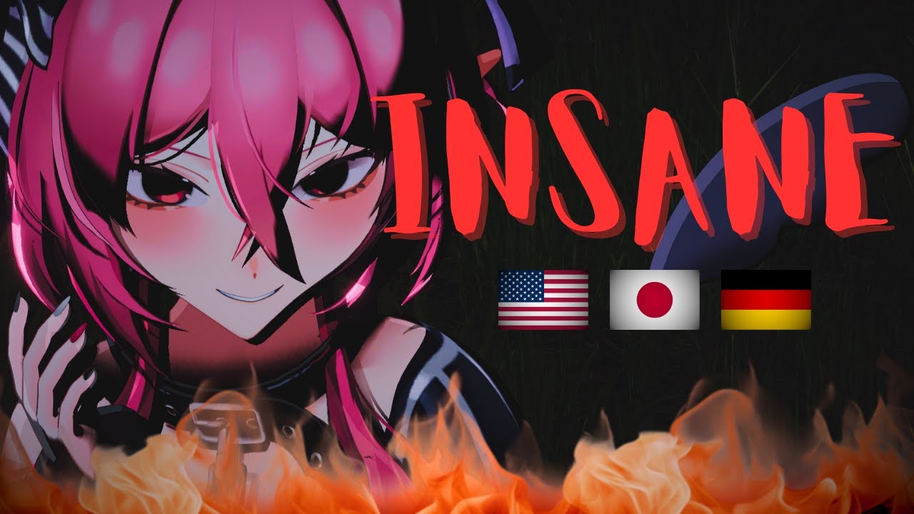 【3 Languages Ver.】INSANE (A Hazbin Hotel Song) 3D MV / Laphipi COVER