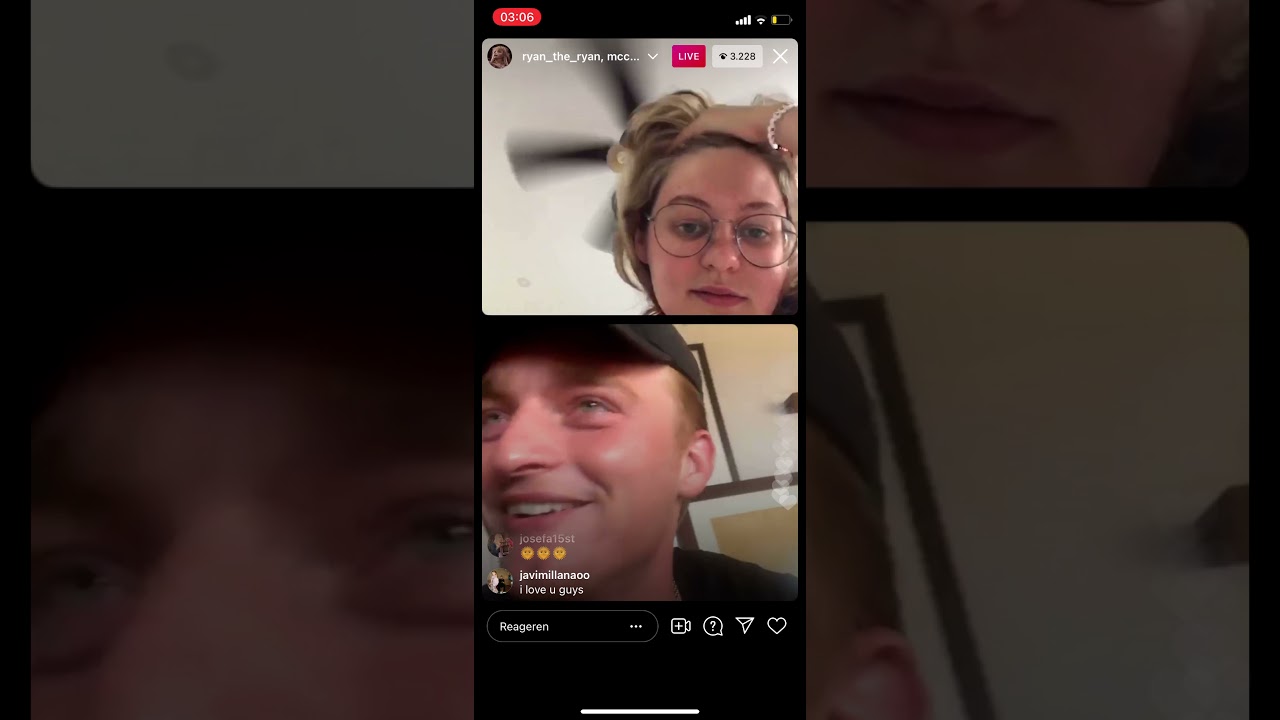 Ryan Simpkins Instagram Live Ft. Mccabe