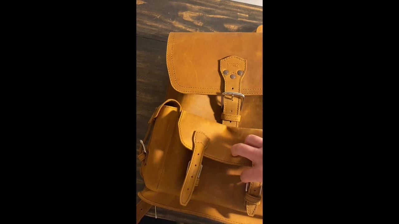 Saddleback Leather Unboxing - Thin Leather Backpack in Tobacco - Full Grain!