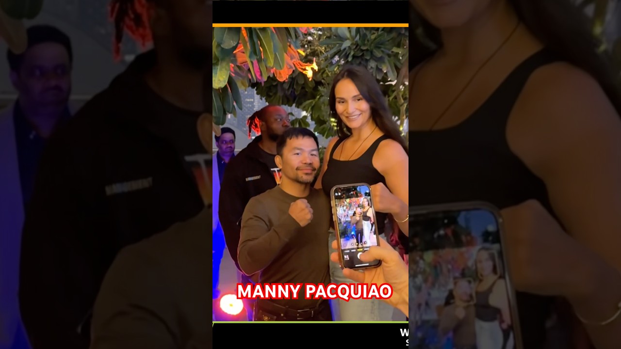MANNY PACQUIAO MAKES TIME FOR FANS IN DUBAI 🤩