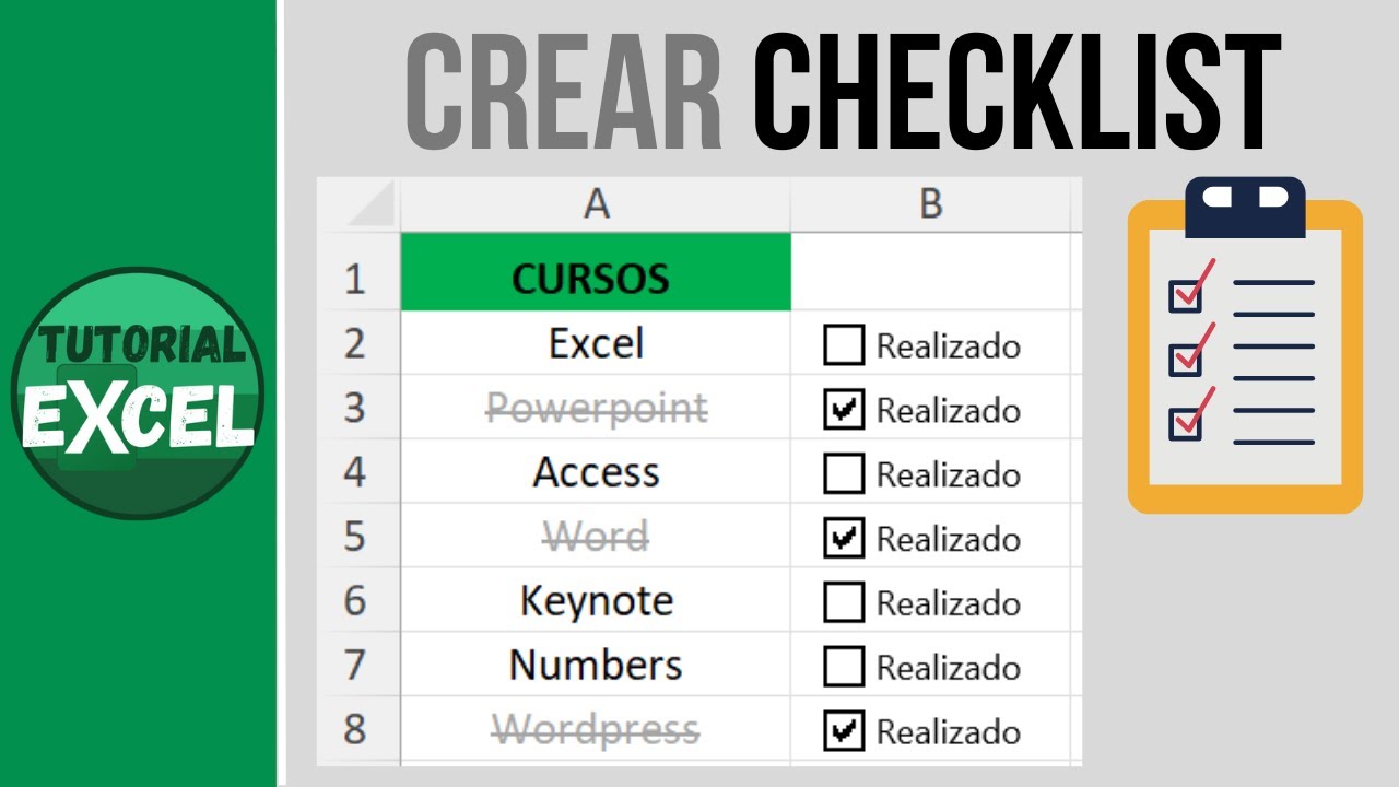 Crear un CHECKLIST con CASILLAS de VERIFICACIÓN ✅